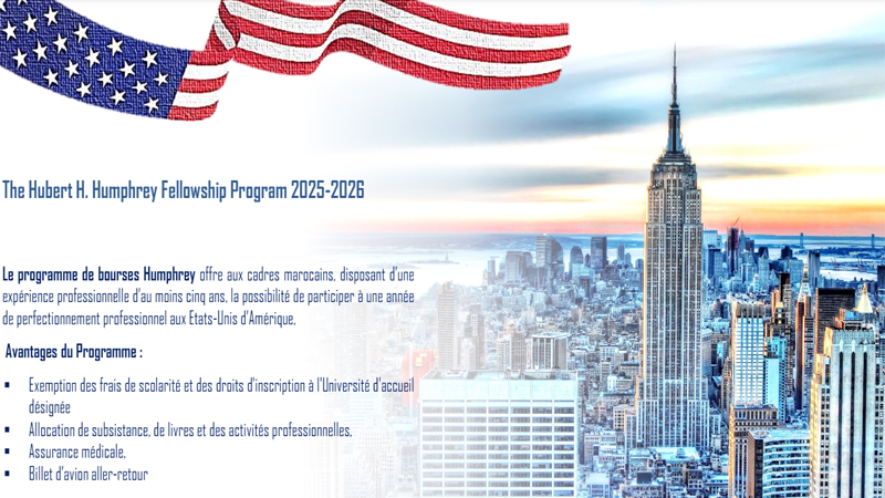 التسجيل في منح دراسية بالولايات المتحدة الأمريكية 2025-2026 برنامج  هامفري - فولبرايت