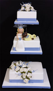 3 Tier Square Wedding Cake Stands