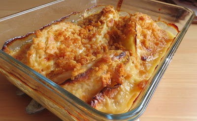 Cabbage, Cheese & Mustard Gratin for two