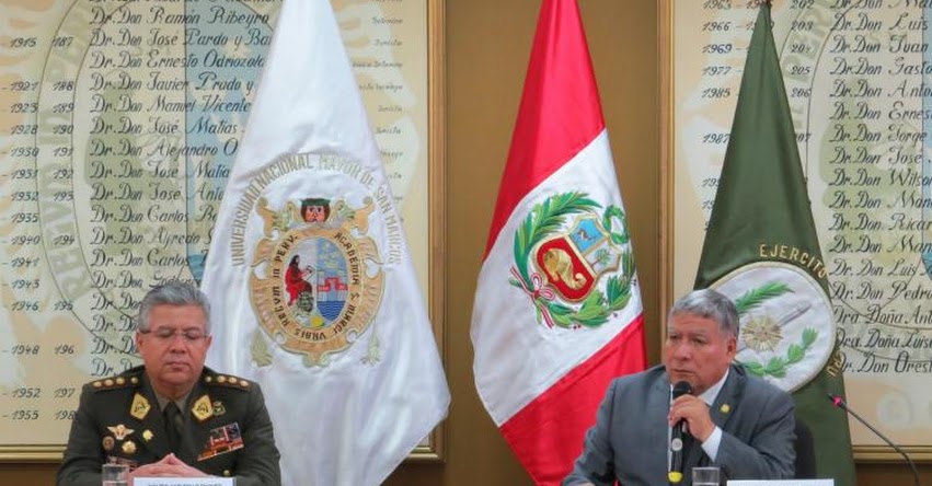 Bibliotecas del Ejército Peruano y de la Universidad San Marcos se unen en alianza estratégica