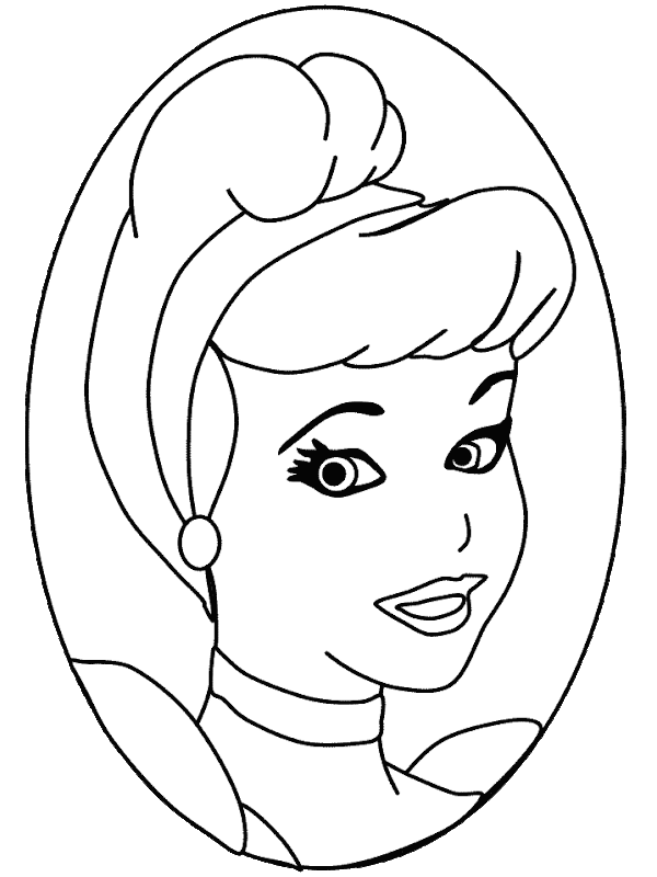 Cinderella Coloring Pages title=