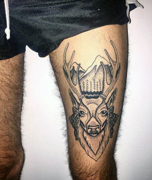 Top 50 Amazing Deer Tattoo Ideas + Designs (2020 Guide) Top 50 ไอเดียรอยสักรูปกวาง