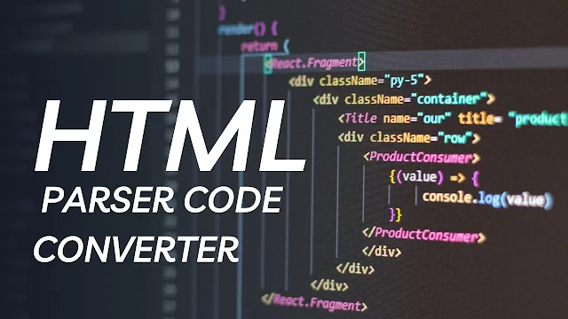 Online HTML Parser Code Converter