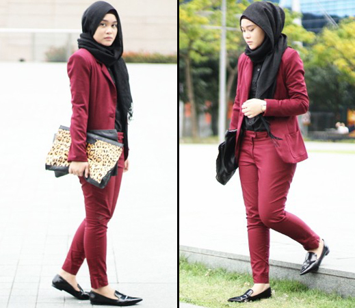  Style Hijab Dengan Celana Jeans Untuk Remaja