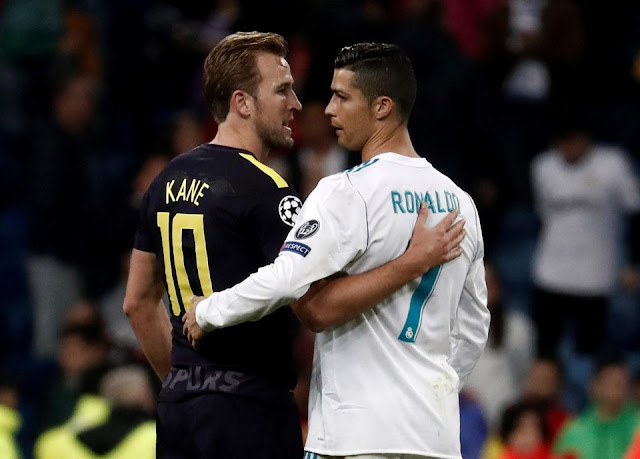 Harry Kane and Ronaldo