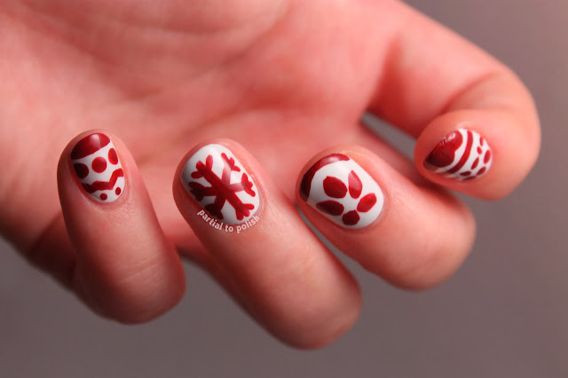 Christmas Sweater Nail Art