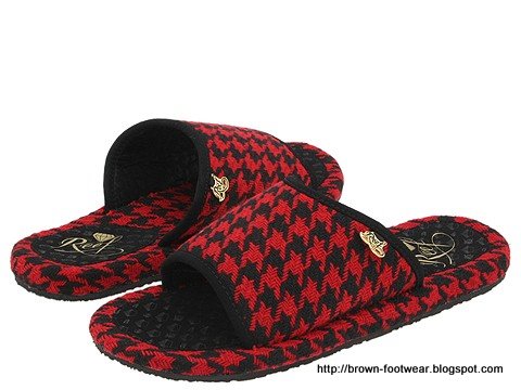Brown footwear:W317-85374
