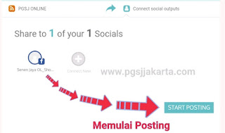 Cqra menyambungkan postingan blog ke halaman fanpage facebook secara otomatis