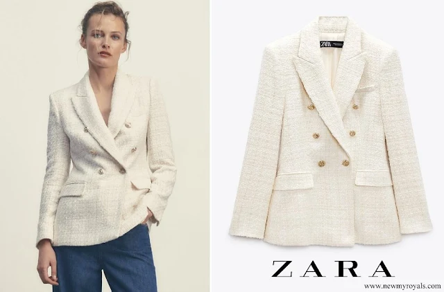 Princess of Wales wore Zara Textured Double Breasted Blazer
