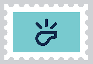 icon of a whistle with lines coming out the top, denoting a sound coming from it