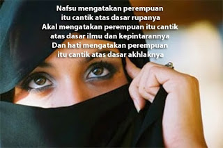 Jadilah Wanita Yang tercantik di Dunia