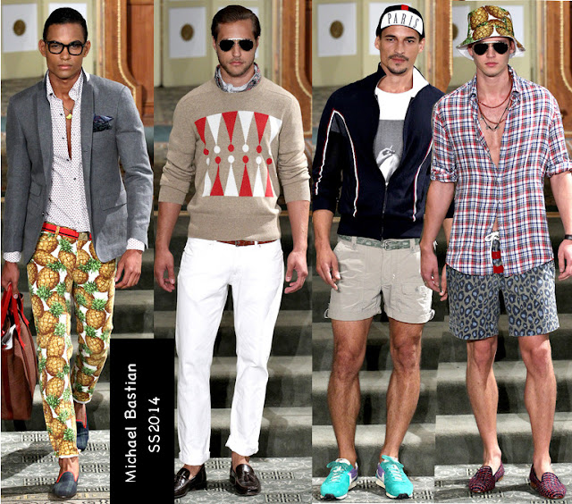 Michael Bastian mens spring 2014