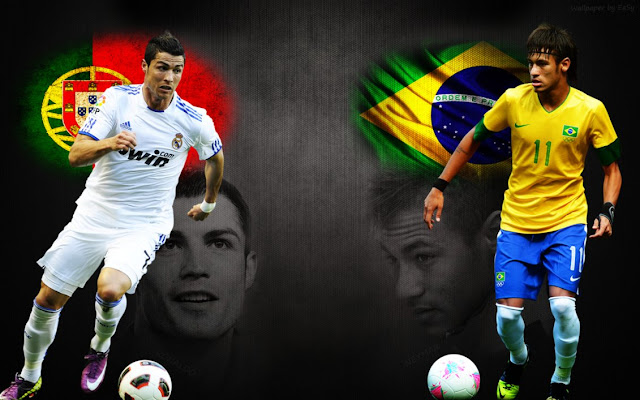 Ronaldo vs Neymar JR