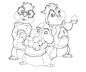 #6 Alvin and the Chipmunks Coloring Page