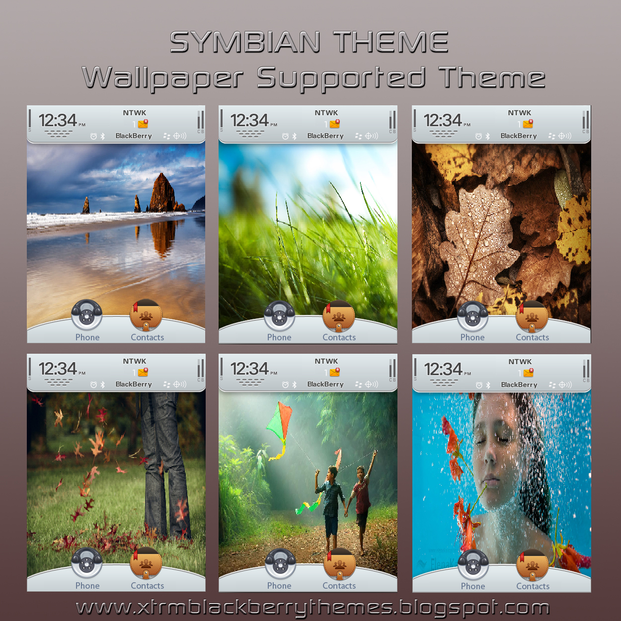 full wallpaper support for the theme symbian v 1 0