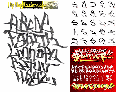 graffiti letters fonts. LETTERS - GRAFFITI FONTS