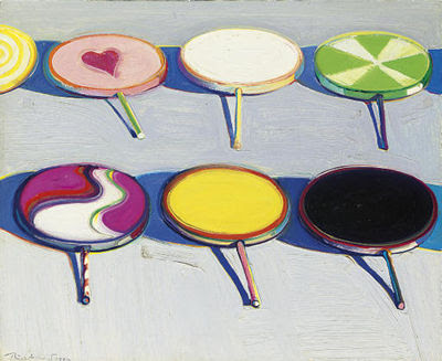 wayne thiebaud prints. Wayne Thiebaud: Candy: Suckers