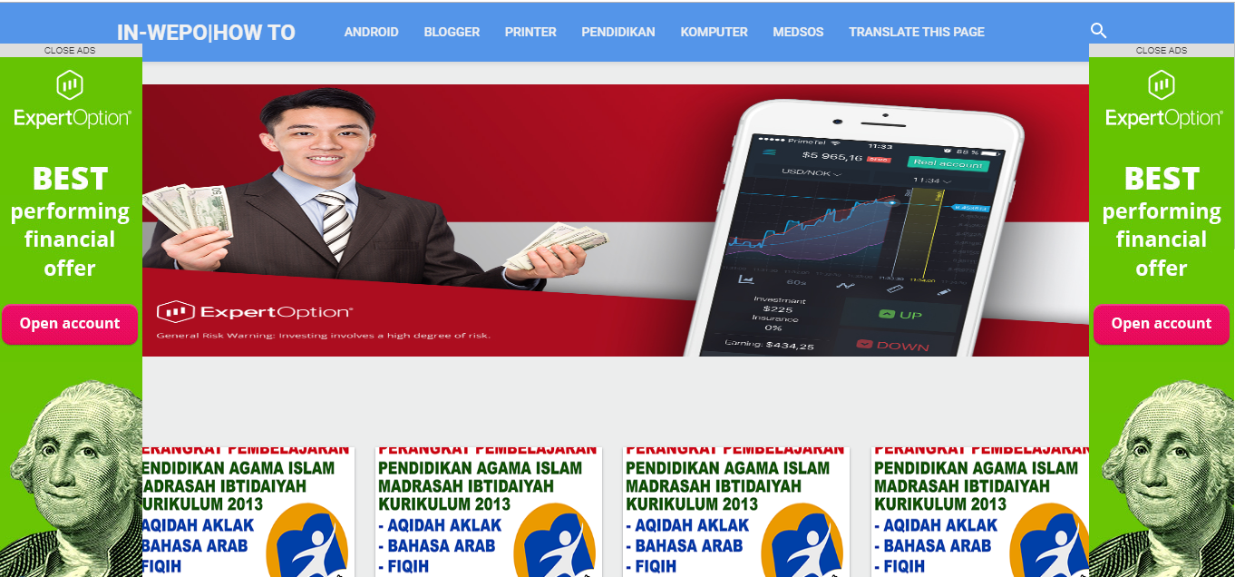 Banner Iklan AdSense Melayang Kiri Kanan