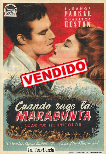 Programa de Cine - Cuando Ruge la Marabunta - Charlton Heston - Eleanor Parker