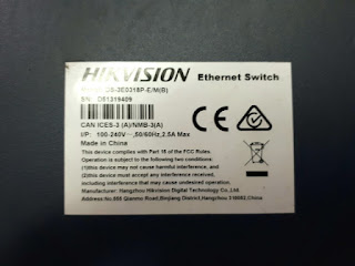 HIKVISION Ethernet Switch 16 Ports Fast Ethernet Unmanaged POE Switch Seken