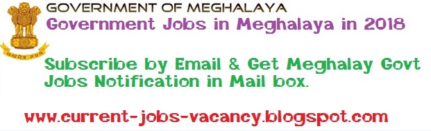 Jobs in Meghalaya Govt
