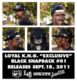 Loyal K.N.G. Atama Logo Black Snapback #01