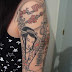 Japanese arm Geisha Tattoo Design