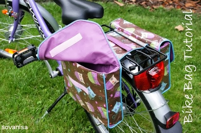 ... bike lover would flip for get the tutorial to sew double bike bag over