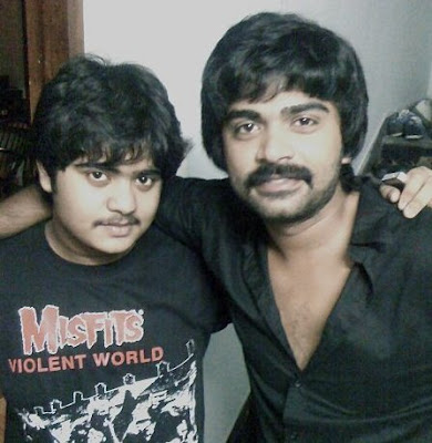 Silambarasan with his brother kuralarasan Childhood Sketches