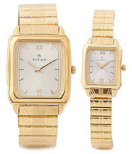 Titan Bandhan Analog Couple Watch