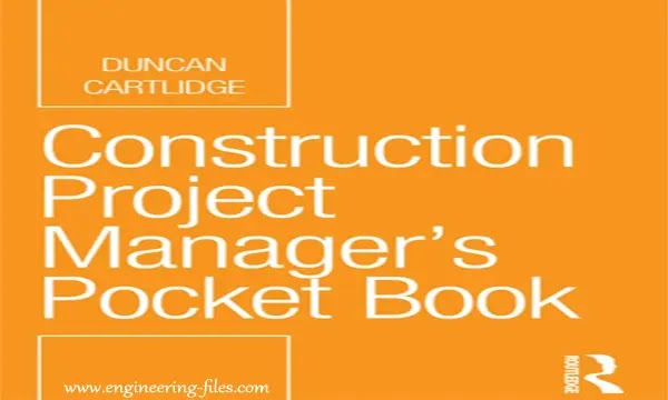 Construction Project Manager's Pocket Book pdf free download, By: Duncan Cartlidge