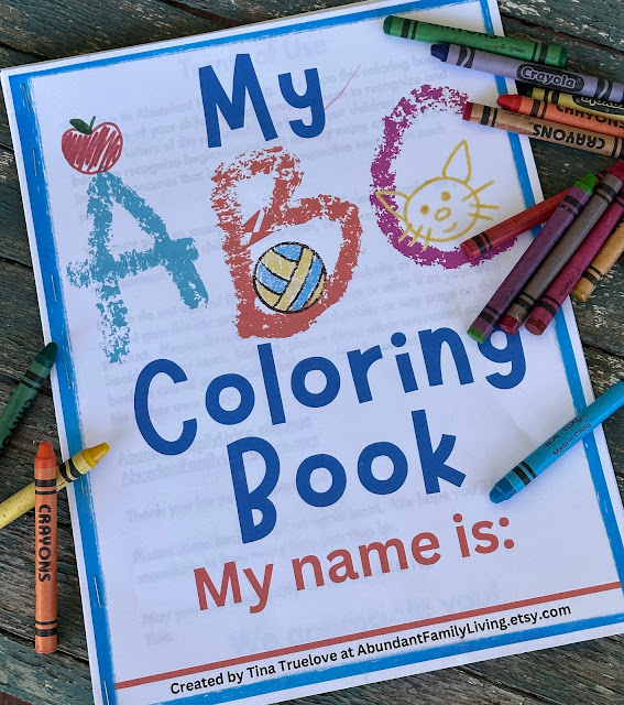 My ABC Coloring Book Real Life Image 1