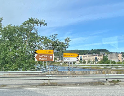 road signs in Ålesund, Norway