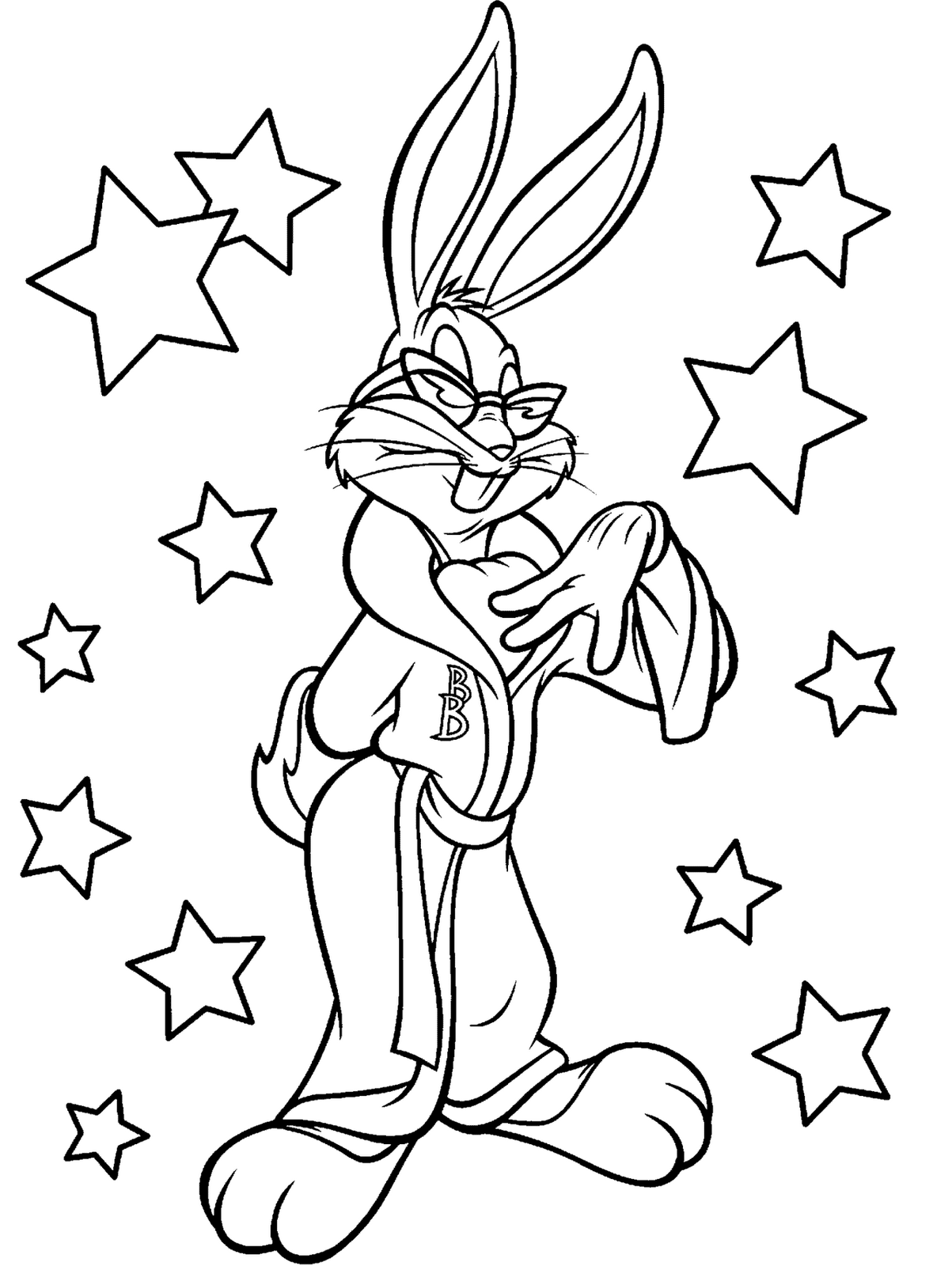 Download transmissionpress: Bunny Star Coloring Pages