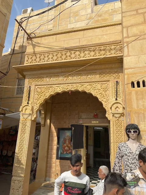 House of Mr. Jeevan Singh, son of Mr. Bishan Singh, Khejer Para, Manak Chowk, Jaisalmer Fort, Rajasthan, India