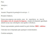 Exemplo De Carta De Apresentação De Empresa