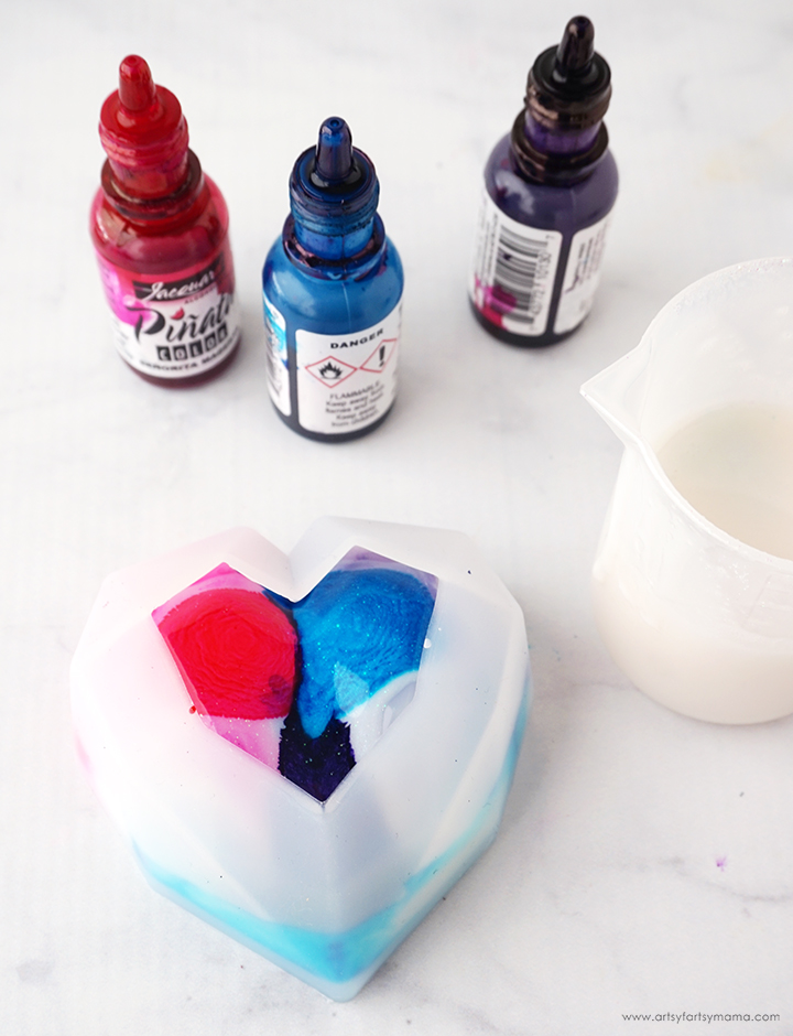 Tie-Dye Resin Trinket Box