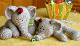 knitted elephant