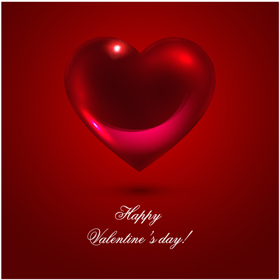 Ai Eps イラストレーター 立体的なバレンタインデー ハートの背景 Romantic Heartshaped Background イラスト素材