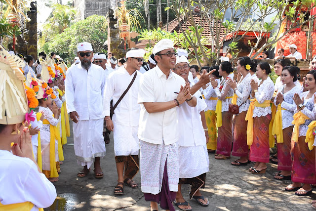  Jaya Negara Hadiri Pemelaspasan Wantilan Kahyangan Banjar Tohpati