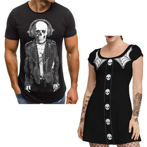 Ropa de calaveras