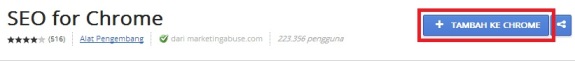 Tambahkan SEO FOR CHROME ke browser