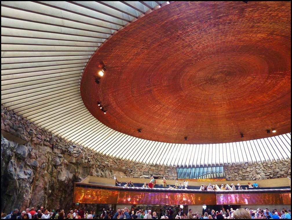 Temppeliaukio Kirkko (Rock Church) Magnificent underground Rock Church