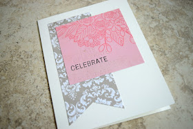 Celebrate Card by Jess Crafts using Simon Says Stamp June 2017 Card Kit Blissful