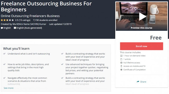 [100% Free] Freelance Outsourcing Business For Beginners