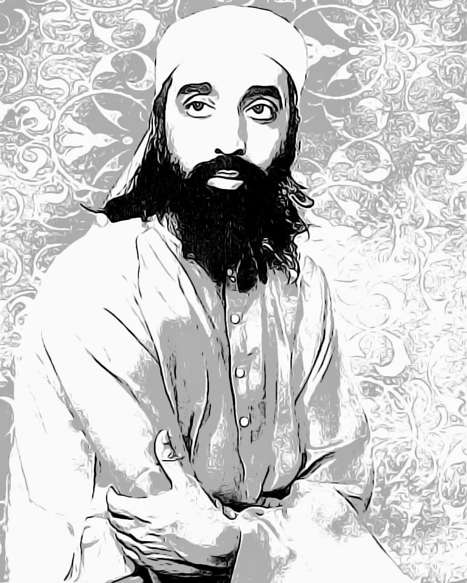 Art & Craft Projects: Swami Chinmayananda Coloring Page (09)