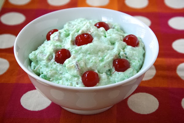 The Johnsons Cook Lime Jello "salad"