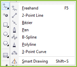 Curve Flyout CorelDRAW X7