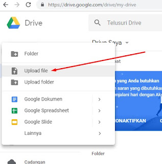 Cara Upload File Ke Google Drive