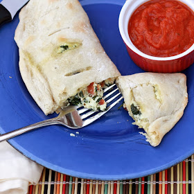 spinach bacon calzones